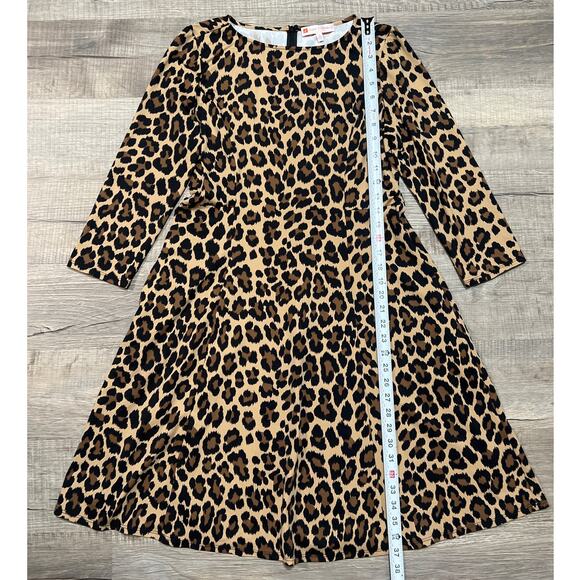 Jude Connally Small Cheetah Leopard Dress Pockets Nylon Stretch 3/4 Sleeve - Picture 5 of 8